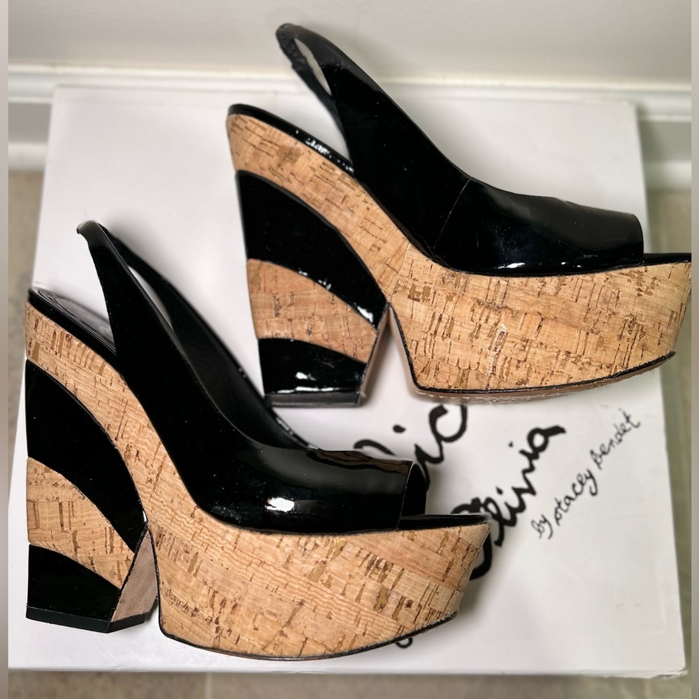 Alice & Olivia platform wedges